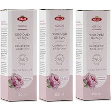 Vera Concept Store OTACI%100 Doğal Gül Suyu 150 ml x 3 Adet