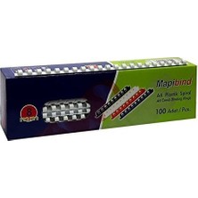 Vera Concept Store 8 mm Plastik Spiral, Beyaz, 100 Adet
