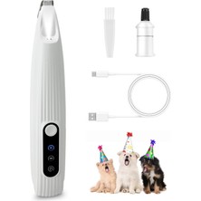 Vera Concept Store LED Işıklı Yükseltilmiş Köpek Pençesi Düzeltici, 9 mm Mini Bıçak (Yaklaşık 1/3 Inç), Akıllı LED Ekran, Tip-C Şarj Edilebilir Evcil Hayvan Kesme Makine