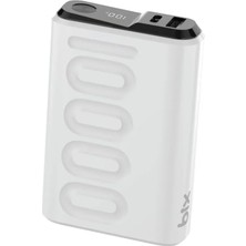 Vera Concept Store TPB15 10000MAH Pd 20W Usb-C Usb-A Qc 3.0 22.5W Süper Hızlı Şarj Destekli Dijital Ekranlı Mini Powerbank Beyaz