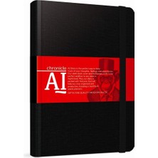Vera Concept Store 2024 139-AIK Aı Diary 13X21 cm Iplik Dikişli Sert Kapak Günlük Ajanda, Siyah