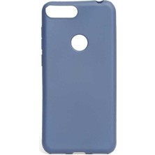 Vera Concept Store Alcatel 1s ile Uyumlu Kılıfı Silikon Mat Renkli Parmak Izi Bırakmayan Yumuşak Ince Kapak Prem Lacivert