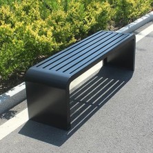 Vera Concept Store Bank, Dış Mekan Bahçe Tezgahı, Balkon ve Sundurma Için Metal Veranda Tezgahı, Tüm Hava Koşullarına Uygun Park Tezgahı 650 Lb Kapasite 120 Cm/47,2 Inç