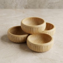Vera Concept Store Bambu Çerezlik Kaseler, 4'lü Set