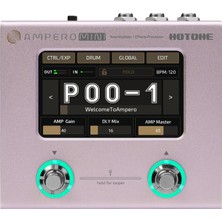 Vera Concept Store One Ampero Mini Mp-50 Gitar Bas Amp Modelleme Ir Dolapları Simülasyon Çoklu Dil Çoklu Efektler Ifade Pedalı Stereo Otg USB Ses Arayüzü (Mor)