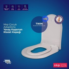 Vera Concept Store Twin Çocuk Adaptörlü Yavaş Kapanır Klozet Kapağı 0350