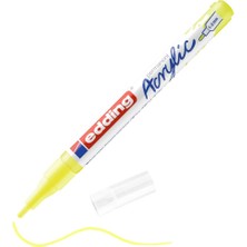 Vera Concept Store 5300 Akrilik Markör Ince - Fosforlu-Sarı - 1 Su Geçirmez Akrilik Markör - Ince Yuvarlak Uçlu 1-2 mm