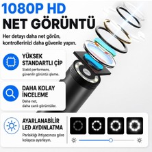 Vera Concept Store 5 Metre 3 Kameralı Endoskop Yılan Kamera Video Kayıtlı