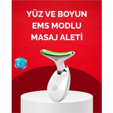 Vera Concept Store USB Şarjlı LED Işık Terapili Yüz Boyun Bakım Cihazı, UCZZZES1081-3