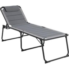 Vera Concept Store Samoa Premium Ultra Konforlu 5 Pozisyonlu Katlanır Şezlong Grey