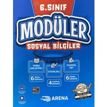 Arena Yayıncılık 6. Sınıf Sosyal Bilgiler Modüler Konu Anlatımlı Etkinlikli 6 Fasikül Set
