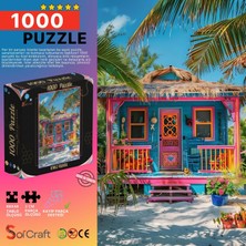 Vera Concept Store 1000 Parça Puzzle Renkli Veranda #6540