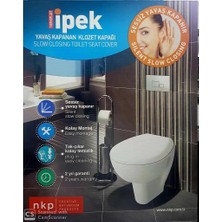 Vera Concept Store Ipek Tak-Çıkart Yavaş Kapanan Amortisörlü Klozet Kapağı