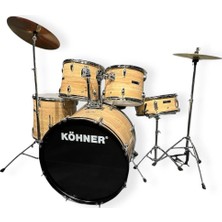 Vera Concept Store Köhner Cd-01 Bg Bej Akustik Bateri Seti