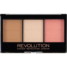 Vera Concept Store Ultra Sculpt & Kontür Paleti, Fair C01, Bronzlaştırıcı, Aydınlatıcı ve Allık