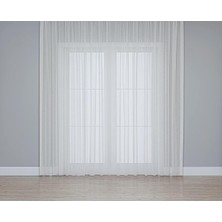 Vera Concept Store Fabric Design Keten Plus Tül Perde (Krem, 250 x 260)