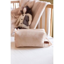 Vera Concept Store Kirli Temiz Islak Organizer Çantası Solid Bej Bebek Çocuk Kıyafet Çamaşır Anne Makyaj Alezli Çanta