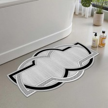 Vera Concept Store Banyo Paspası, Yumuşak Banyo Halısı, Kaymaz Dot Tabanlı, Su Emici, Makinede Yıkanabilir - 40 x 60 cm