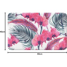 Vera Concept Store Mikrofiber Banyo Paspası, Kaymaz Taban, Makinede Yıkanabilir, Çok Amaçlı Halı (371_BPSM, 40X60)