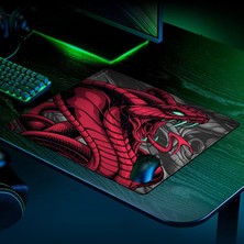 Vera Concept Store Esports Edition Mouse Pad 48X40 cm Gaming Oyuncu Mousepad (Snake, 48X40 cm (3mm Kalınlık))