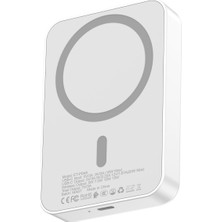 Vera Concept Store PD48 10000 Mah 15W Kablosuz Şarj ve 20W Type-C Çıkışlı Pd Hızlı Şarj Powerbank, Beyaz 6973232086774