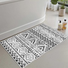 Vera Concept Store Banyo Paspası, Yumuşak Banyo Halısı, Kaymaz Dot Tabanlı, Su Emici, Makinede Yıkanabilir - 60 x 100 cm