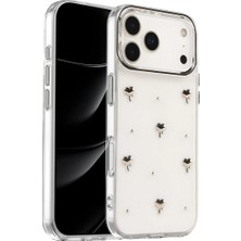 Apple iPhone 17 Pro Fiyonk Desenli Kapak - Desen 1