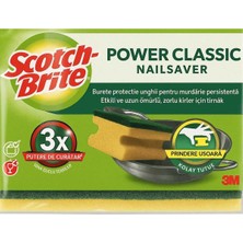 Vera Concept Store Power Classic Tırnak Koruyucu Bulaşık Süngeri, 2'li Set, 3 Kat Daha Güçlü