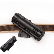Vera Concept Store Witrep 16-26 Inç Baton Tutucu Evrensel, 360 Derece Serbest Dönen, Çok Yönlü Taktik El Feneri Tutucu, Geri Çekilebilir Baton Çanta