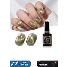 Vera Concept Store Uv LED Kalıcı Oje Nail Art, 15 Ml, Dynamic Disco Cat Eye, Çoklu Renk