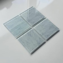 Vera Concept Store 4'lü Takım | Cam Bardak Altlığı | 10CM x 10CM | (Taş Görünüm)