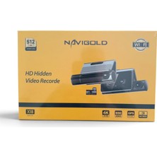 Vera Concept Store Navigold X18 4K Hdr 3 Kameralı Wi-Fi Araç Kamerası, Adas/bsd Destekli, 24 Saat Park Modu)