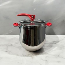 Vera Concept Store Peramari Hascevher Esila Çelik 12 Lt Klasik Düdüklü Tencere Güveç Kırmızı