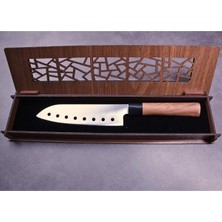 Vera Concept Store Santoku Şef Bıçağı Özel Ahşap Kutulu