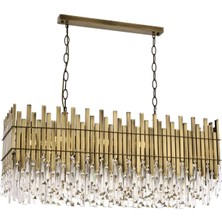 Vera Concept Store AV-60162-E100X35 Eskitme Kaplama Klasik Avize E27 Metal Kristal 100X35CM