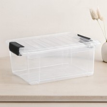 Burada Bulabilirsin Şeffaf Kilitli Saklama Kutusu 34 L (361X526X236 Mm)