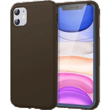 Burada Bulabilirsin Apple iPhone 11 Kılıf First Silikon - Kahverengi