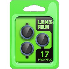 Burada Bulabilirsin Apple iPhone 17 Pro Raze Metal Kamera Lens - Koyu Mavi