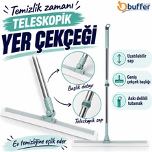 Dolozena Pratik Temizlik Için Ergonomik Teleskopik Cam ve Zemin Silme Aparatı