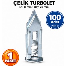Ege Arge Made Çelik Turbolet 28 mm 100 Lü 1 Adet