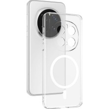 Honor Magic 7 Pro Için Kamera Korumalı Manyetik Şarj Özellikli Şeffaf Demy Sert Pc Kapak