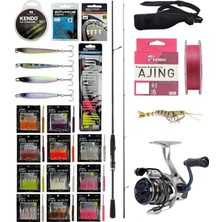 Outdoor Ultra Lrf Seti Okuma G-Control Spin 213CM Xul 0.5-7gr Fast Olta Kamışı &okuma Safyre 2500A Olta Makinesi