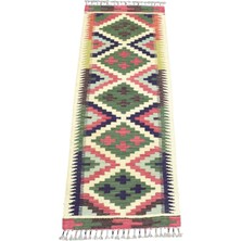 Kilim Antik El Dokuma Cerit Yörükleri Meşhed Iran Yün Kilim 1908 - Yeni - Çok Renkli