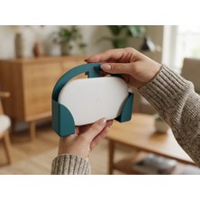 Dolozena 3D Baskı Tv Arkası Vesa Montajlı Medya Oynatıcı Tutucu Braketi 100X100 ve 200X100 Uyumlu - Turkuaz