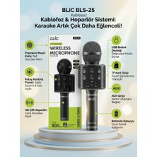 Hayat Store 800MAH Bataryalı Taşınabilir Kablosuz Karaoke Hoparlörlü Mikrofon - Lisinya