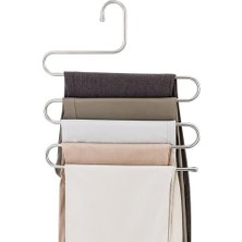 5 Katlı Metal Pantolon Eşarp Askısı