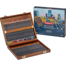 Procolour Serisi Kuru Kalem Seti - 48 Renk Ahşap Kutulu