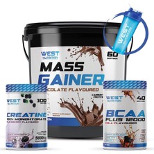 Mass Gainer 6000 gr Çikolata Bcaa Kreatin Kombinasyonu