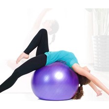 Pilates Topu 65CM - Şişirme Pombası Hediyeli