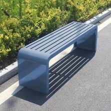 Bank, Açık Bahçe Tezgahı Metal Veranda Tezgahı 650 Lbs Tüm Hava Koşullarına Uygun Park Oturm